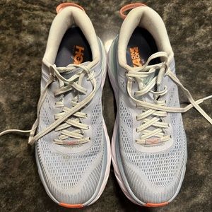 Hoka Bondi Women's 7.5 Blue Fog/ Blue Grass